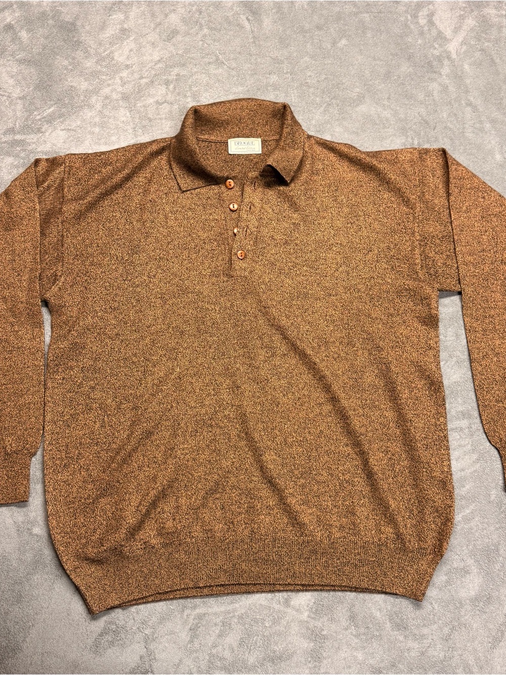 🤎 Brogue Limited Edition Wool Blend Sweater – Made in Spain - Picture 2 of 5